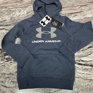 Brand New, Youth Small (7-8), Under Armour Hooded Sweatshirt